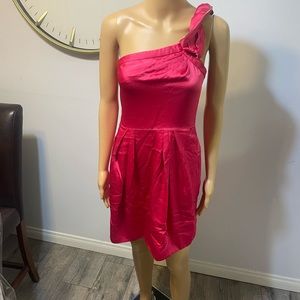 bcbg pink mini dress sz 10